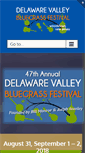 Mobile Screenshot of delawarevalleybluegrass.org